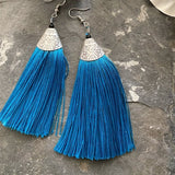 Silk Tassel Earrings
