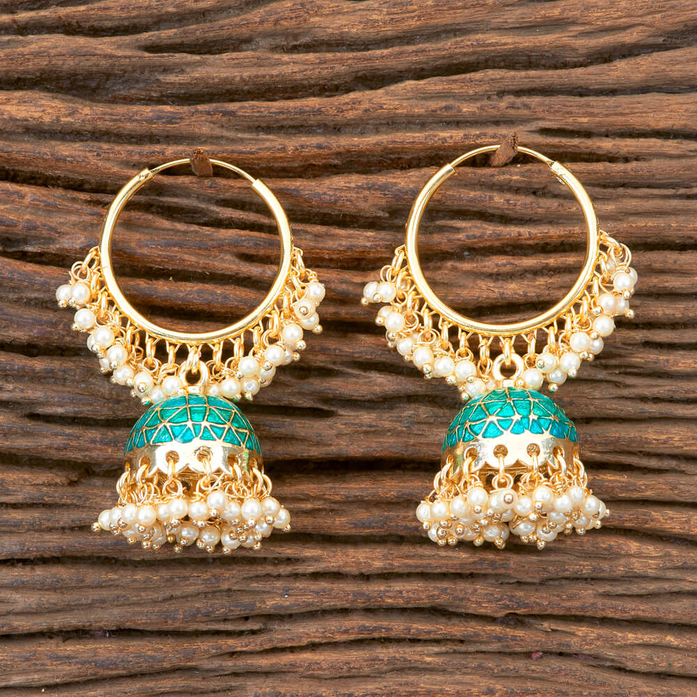 Gold Plated Light Weight Punjabi Jadau Earrings Low  Prices/shrisahibjewellers - Jadau Jewellers