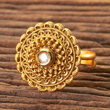 Gold Temple Ring