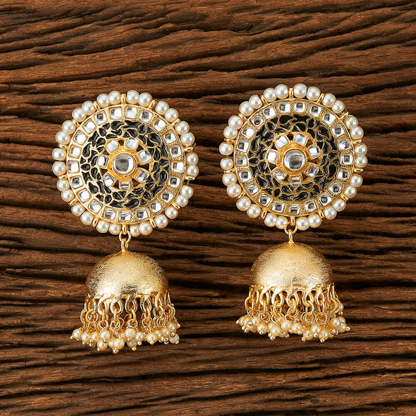 Gold Kundan Earrings