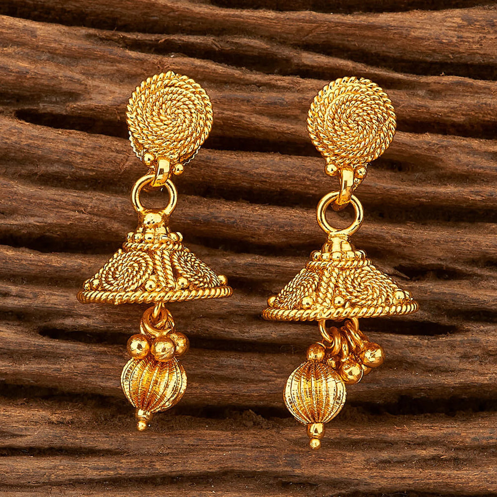 22k Gold Plated Gift Wedding Earrings Indian 3