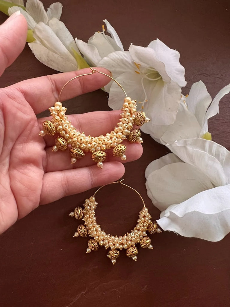 Maroon/Red Jhumka Earrings Pakistani Jewelry Punjabi Earrings, Women's  Fashion, Jewelry & Organisers, Earrings on Carousell