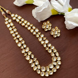 Kundan Necklace /Long Kundan Necklace/ Indian jewelry / Kundan two layered necklace / Kundan rani haar / Statement necklace / Sabyasachi jewelry