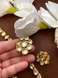 Kundan Necklace /Long Kundan Single Line Necklace/ Indian jewelry / Kundan Layered necklace / Kundan rani haar / Statement necklace / Sabyasachi jewelry