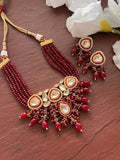 Pearl Kundan choker Necklace /Indian choker/ Fine Kundan Choker/ Indian wedding jewelry/Sabyasachi Necklace /Pakistani Jewelry/Rajasthani