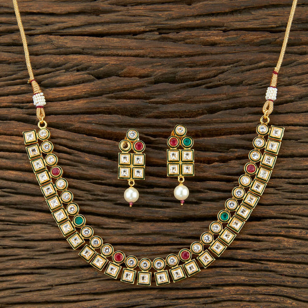 Polki Choker necklace /Ruby Emerald Choker/ South Indian Jewelry/ Indian Choker/ Kundan Necklace/ Temple Jewelry/Red Green necklace set