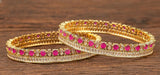 Ruby Bangles/CZ Bangles /Indian Bangles/Gold Bangle/Delicate Bangles/Bridal bangles/Pakistani Jewelry/One gram gold Jewelry