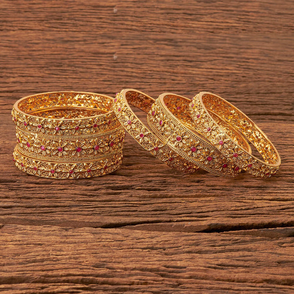 Gold Bangles set restocked/Ruby bangles/Set of 6 Bangles /Indian Bangles/Bangles/gold plated bangle/Indian Wedding Jewelry/pakistani jewelry