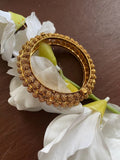 Gold Bangles/ Indian Bangles/ Antique gold Kada/ openable bangles/ temple jewelry / Filgree bangles/ south indian jewelry/ kangan