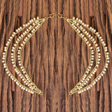 Ear Chain/ Sahare/Pearl kaan chain/ Earing support chain/Indian Jewelry/ Pakistani Jewelry/Bahubali Eaarrings /Kaan sahara /hair accessories