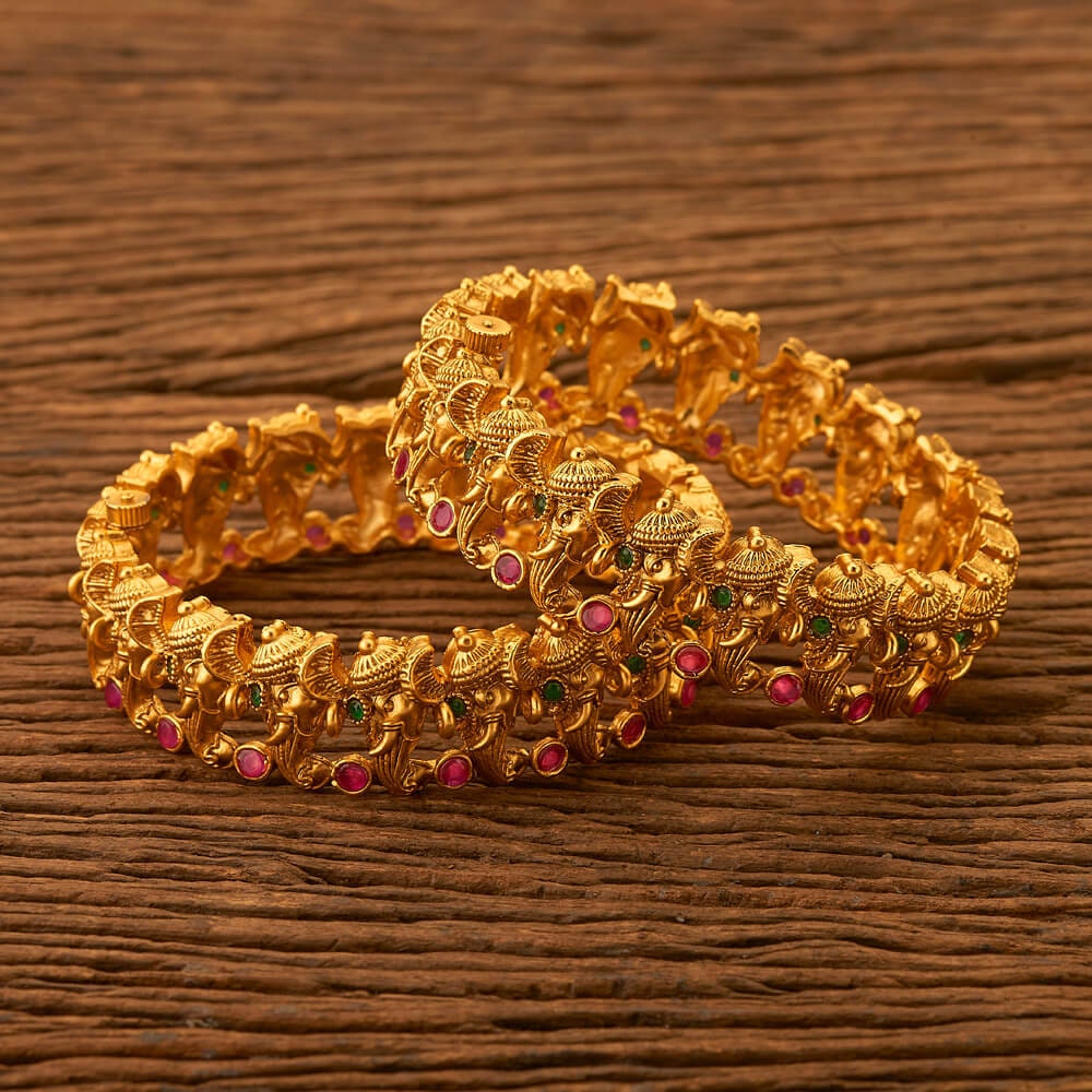 Handmade Indian Bridal Wedding Jewelry Openable Polki Bangle 