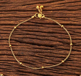 Antique Gold Anklets/Indian Anklets/ Payal / polki Payal/ Panjeb/ Indian Jewelry/ Pakistani Jewelry/ Boho anklets/ Indian Bridal Jewelry